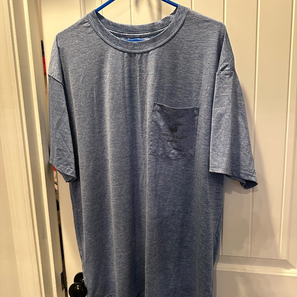 Southern Marsh Heather Blue Short Sleeve Tee